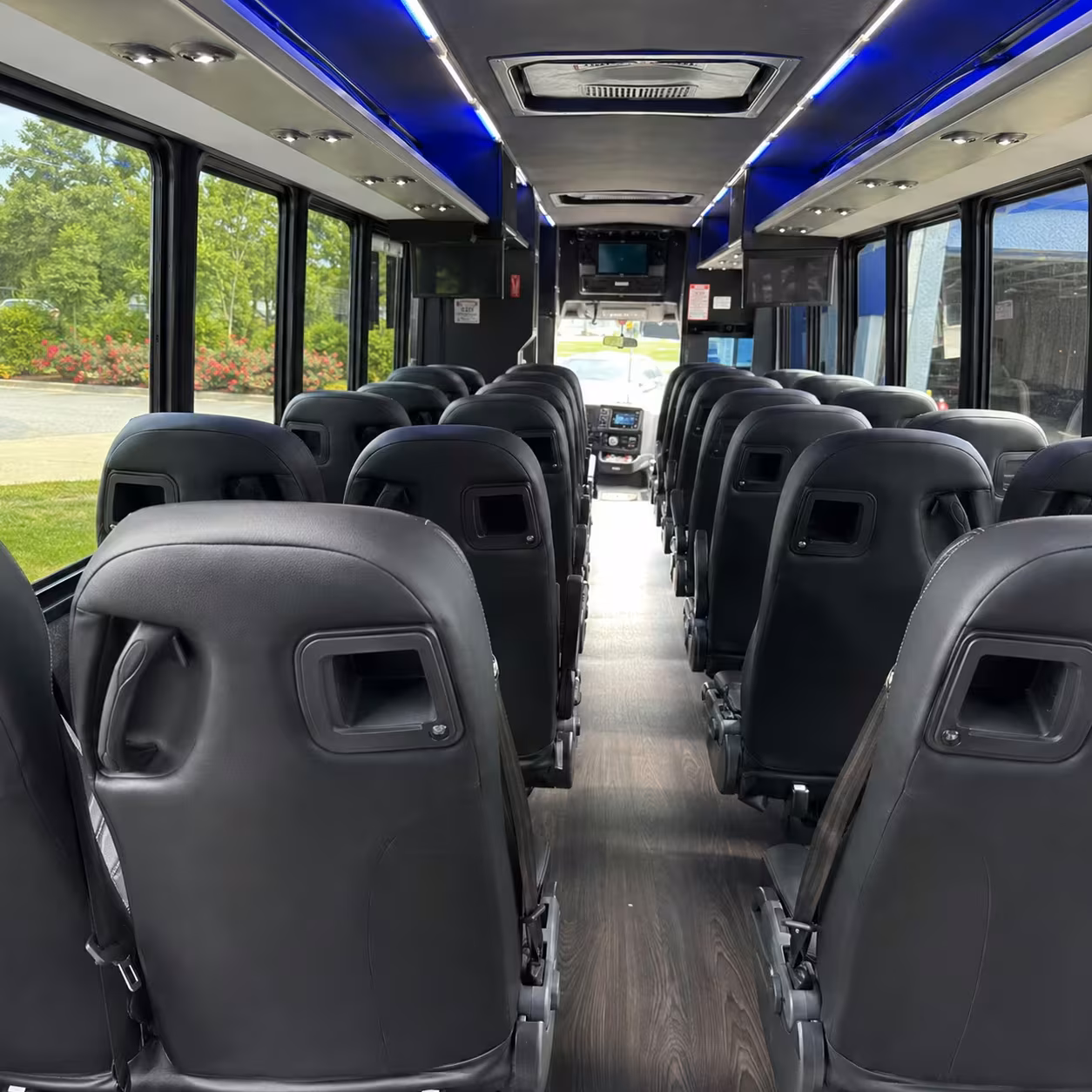 25 passenger minibus inside