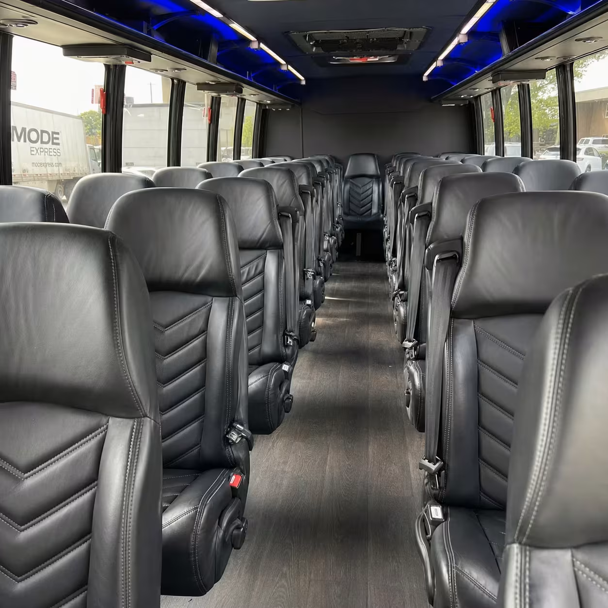 35 passenger minibus inside