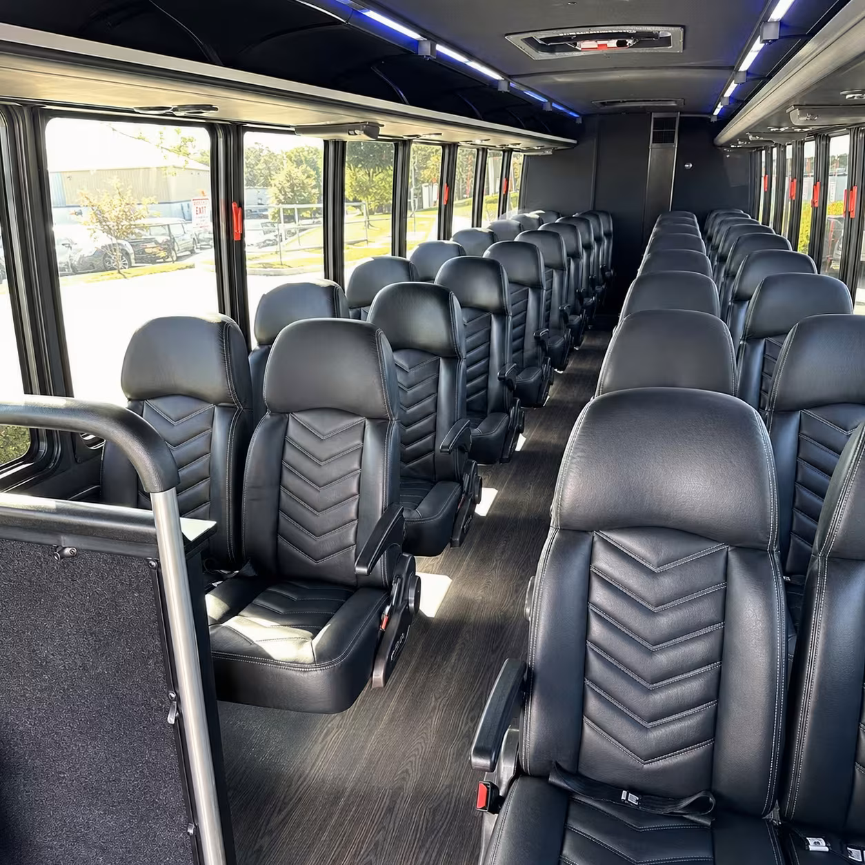 35 passenger minibus interior